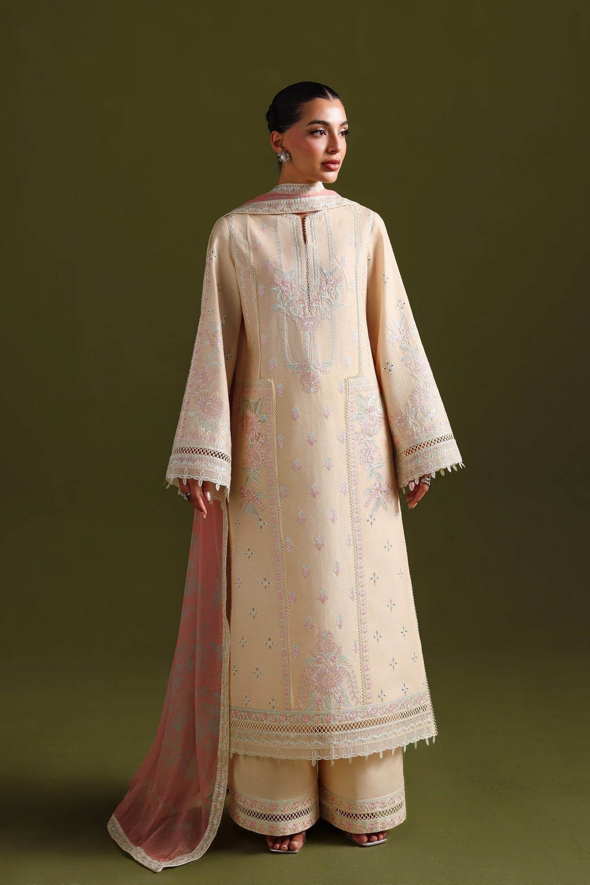 Afrozeh | Basic Pret 26 RTW | NACRE by Afrozeh - Designer Dress  - Type : Ladies Clothes - Available at Libayah - 100% Original 