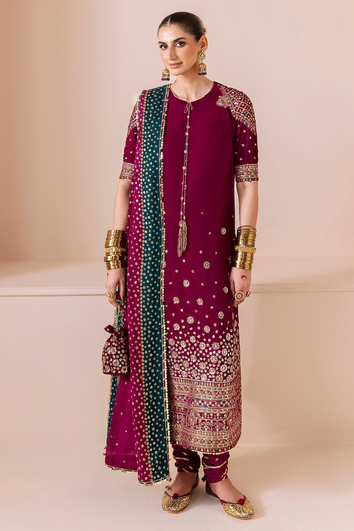 Jazmin | Chandani Velvet Formals 25 | CVF D-02 by Jazmin - Designer Dress  - Type : Ladies Clothes - Available at Libayah - 100% Original 