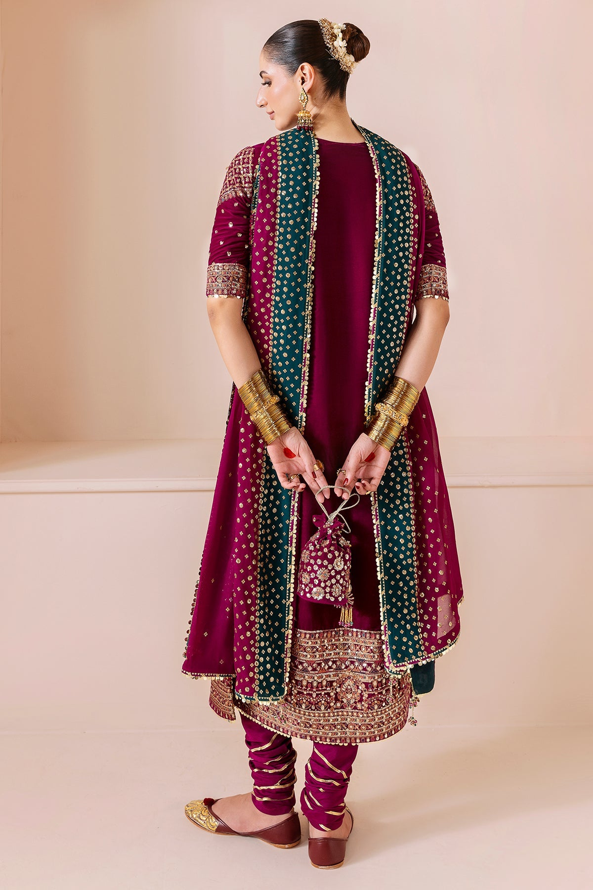 Jazmin | Chandani Velvet Formals 25 | CVF D-02 by Jazmin - Designer Dress  - Type : Ladies Clothes - Available at Libayah - 100% Original 