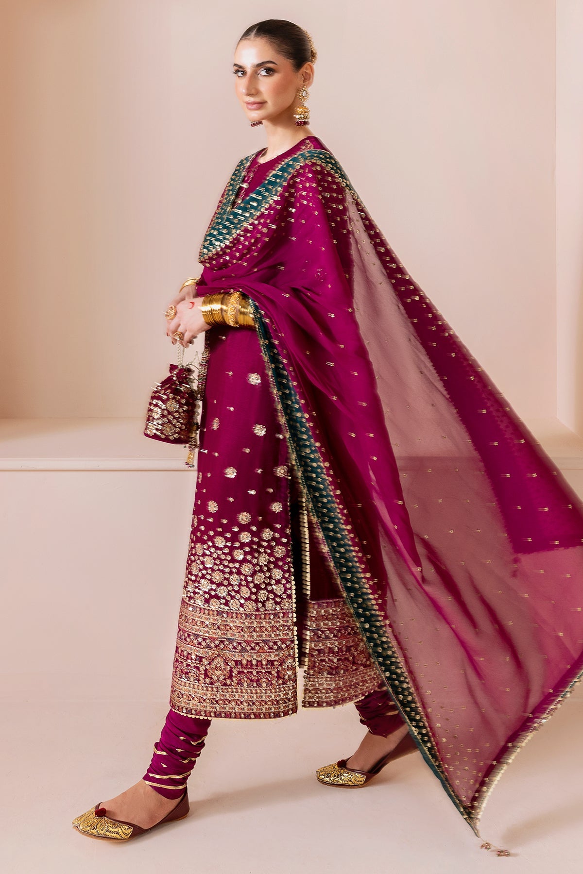 Jazmin | Chandani Velvet Formals 25 | CVF D-02 by Jazmin - Designer Dress  - Type : Ladies Clothes - Available at Libayah - 100% Original 