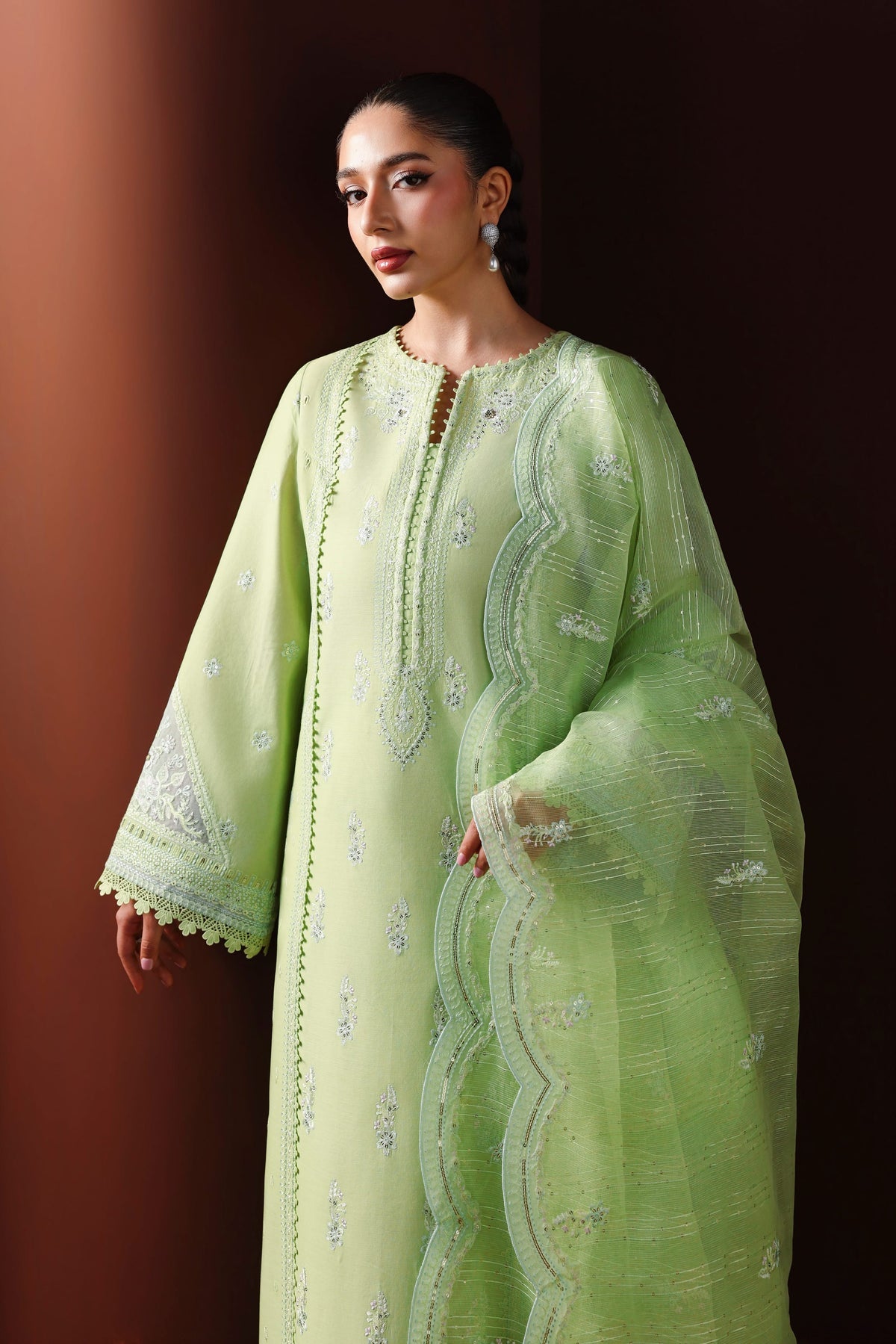 Afrozeh | Basic Pret 26 RTW | NACRE by Afrozeh - Designer Dress  - Type : Ladies Clothes - Available at Libayah - 100% Original 