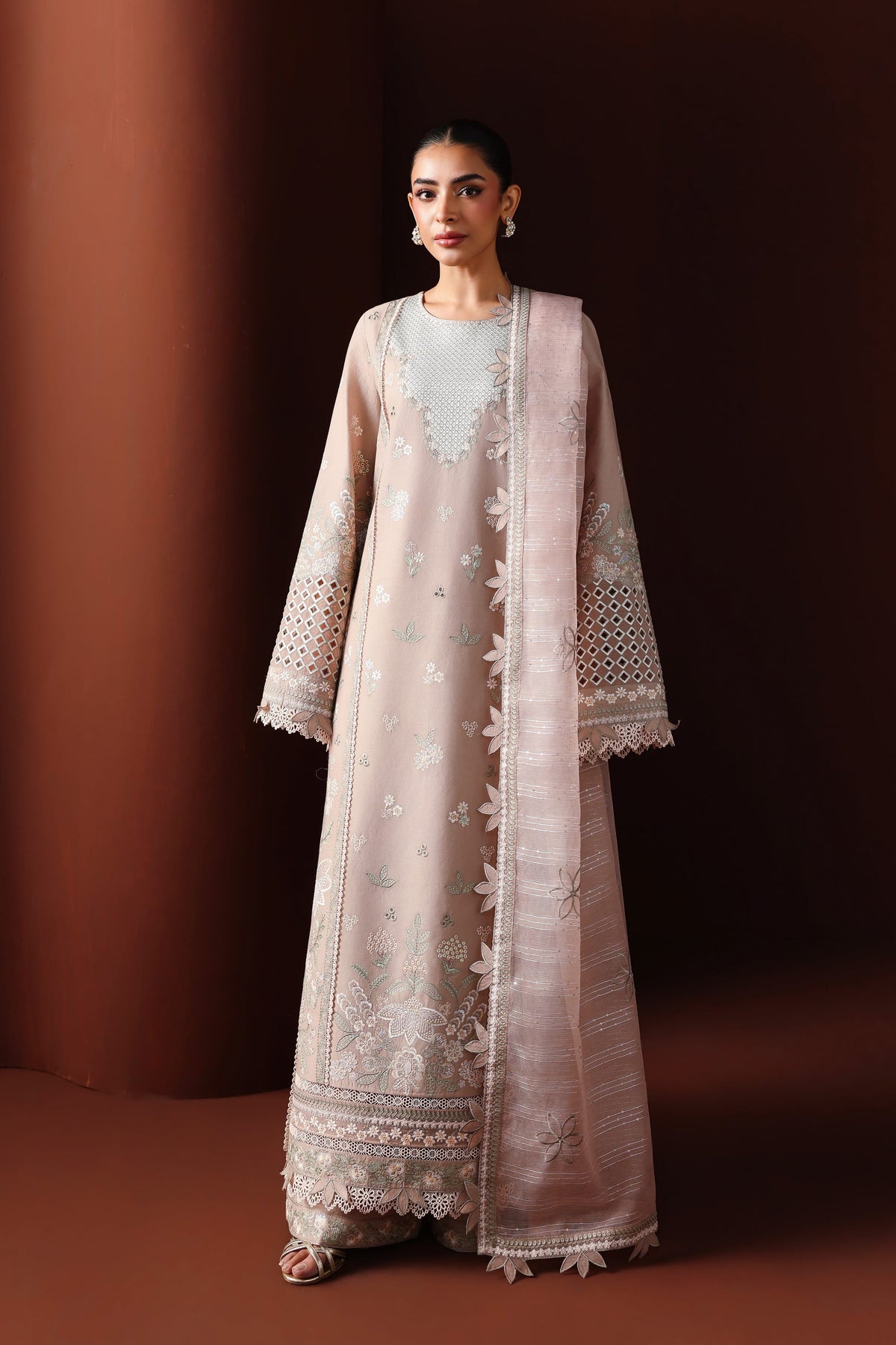 Afrozeh | Basic Pret 26 RTW | NACRE by Afrozeh - Designer Dress  - Type : Ladies Clothes - Available at Libayah - 100% Original 