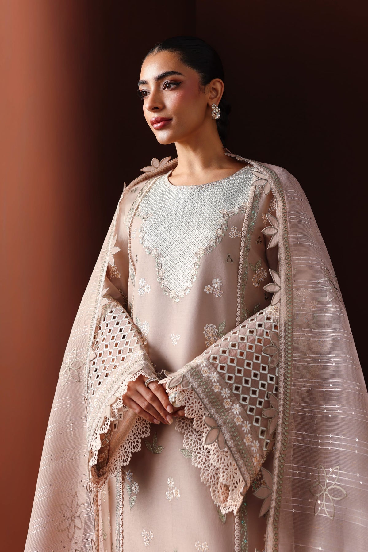 Afrozeh | Basic Pret 26 RTW | NACRE by Afrozeh - Designer Dress  - Type : Ladies Clothes - Available at Libayah - 100% Original 