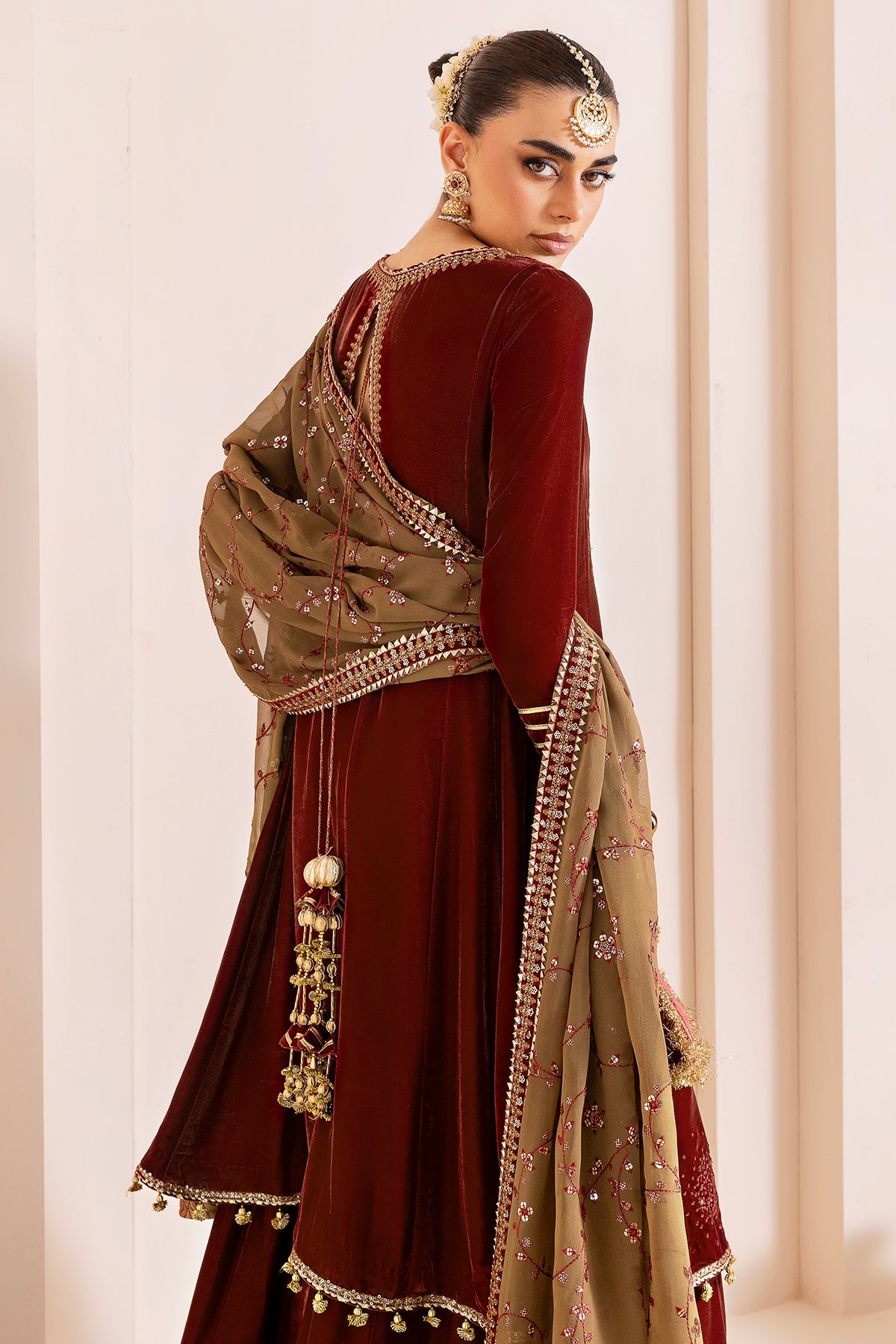 Jazmin | Chandani Velvet Formals 25 | CVF D-07 by Jazmin - Designer Dress  - Type : Ladies Clothes - Available at Libayah - 100% Original 