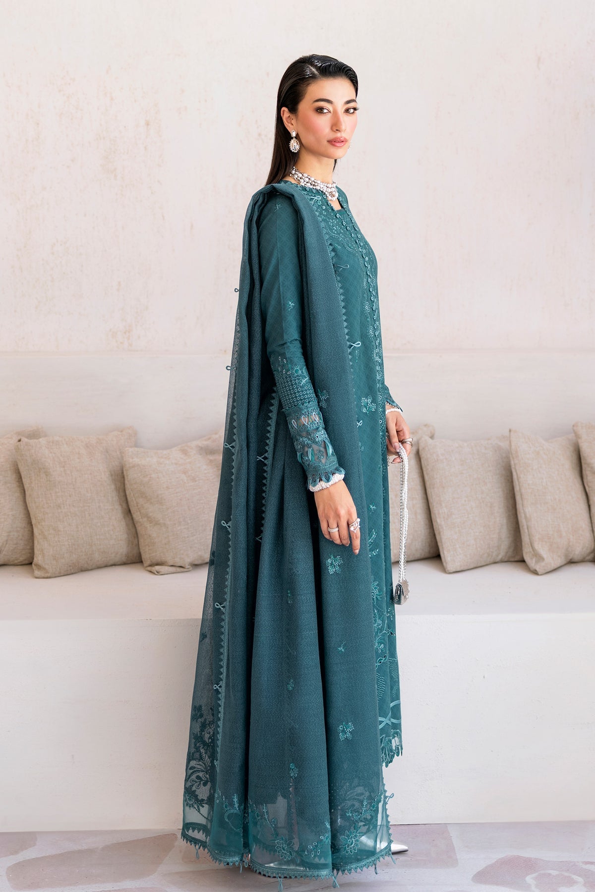 Qalamkar | Casual Pret 26 | PA-03 HARBOR by Qalamkar - Designer Dress  - Type : Ladies Clothes - Available at Libayah - 100% Original 