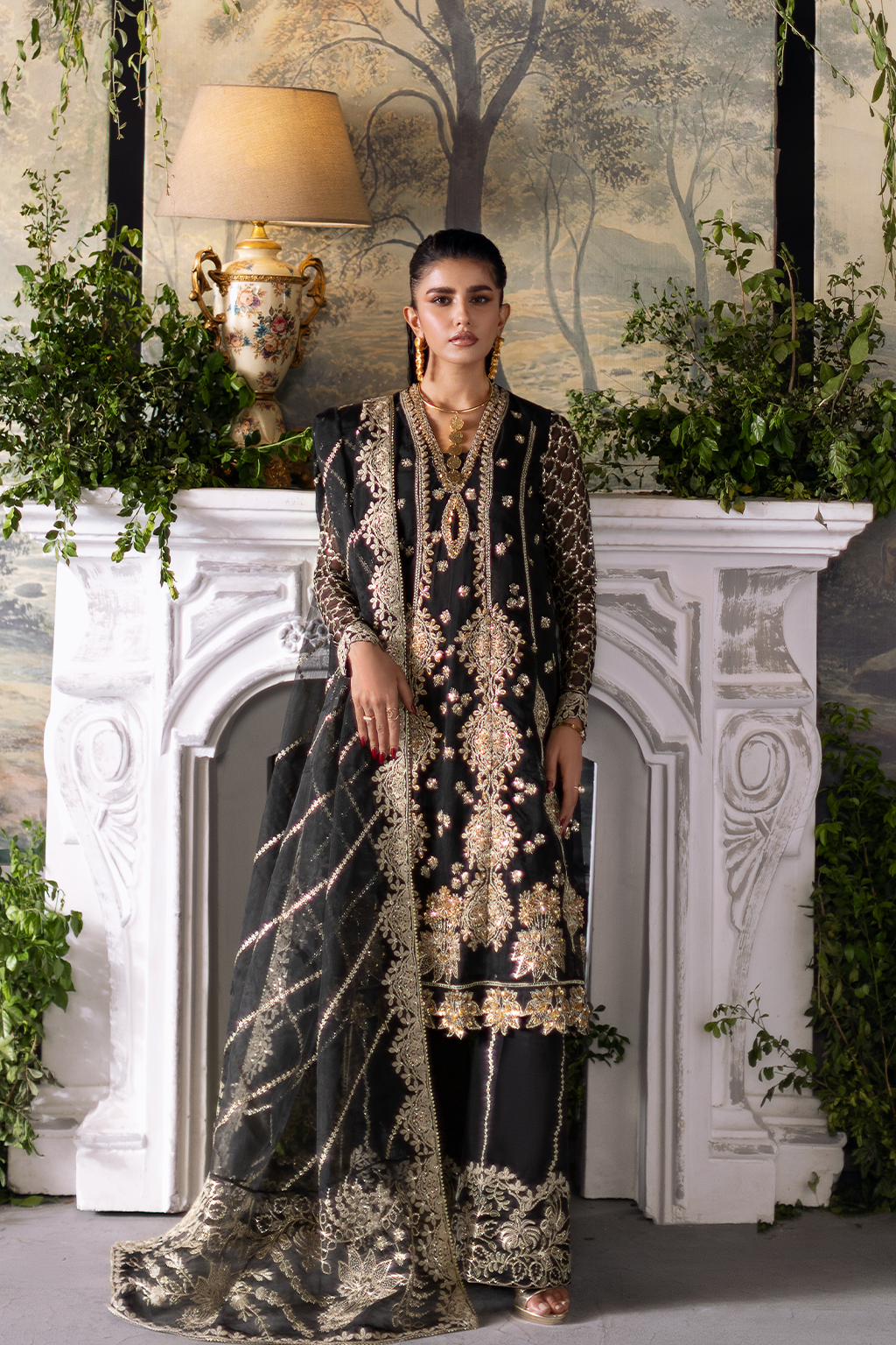 Saad Shaikh | Flurie Vol 3 | Celestia by Saad Shaikh - Designer Dress  - Type : Ladies Clothes - Available at Libayah - 100% Original 