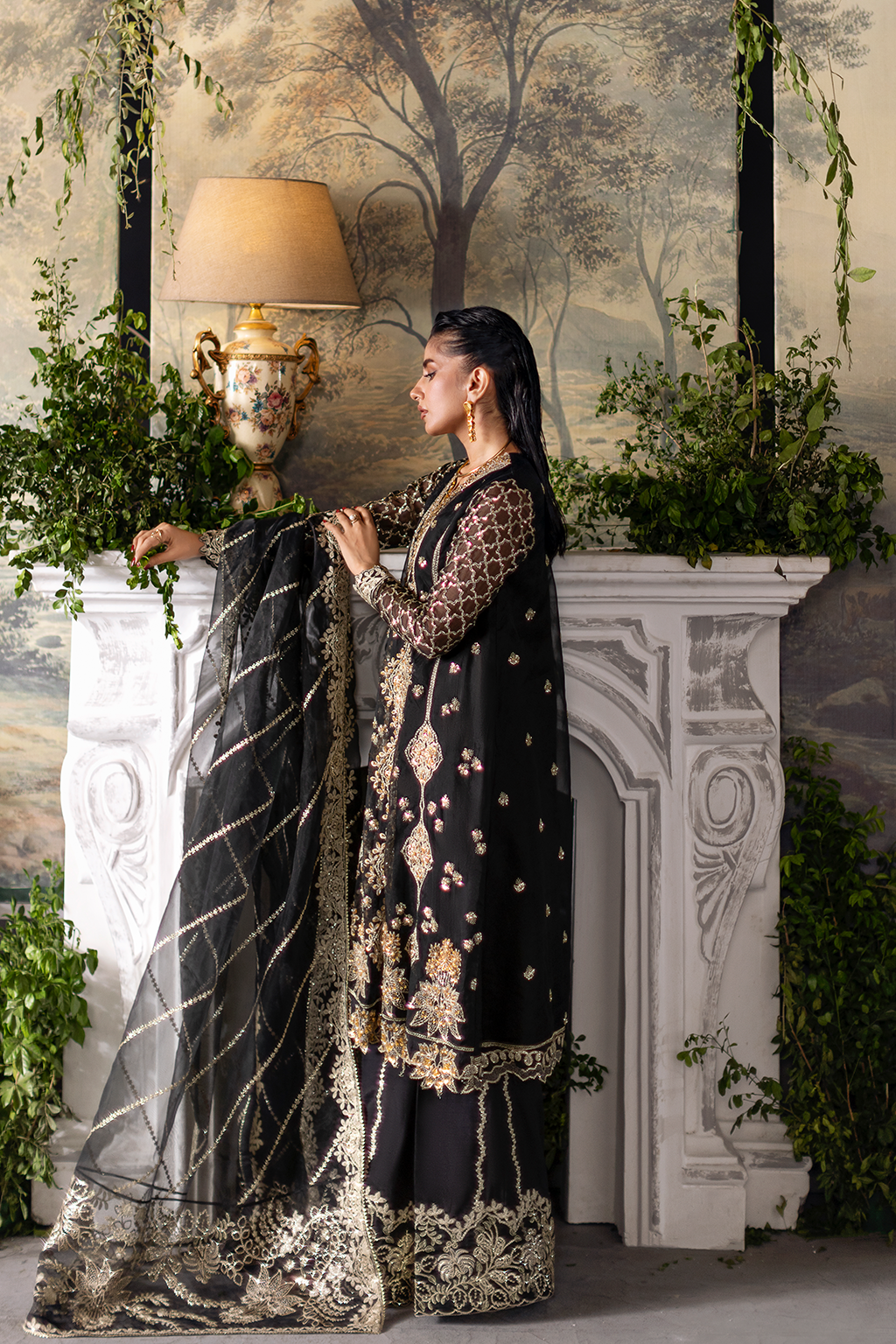 Saad Shaikh | Flurie Vol 3 | Celestia by Saad Shaikh - Designer Dress  - Type : Ladies Clothes - Available at Libayah - 100% Original 