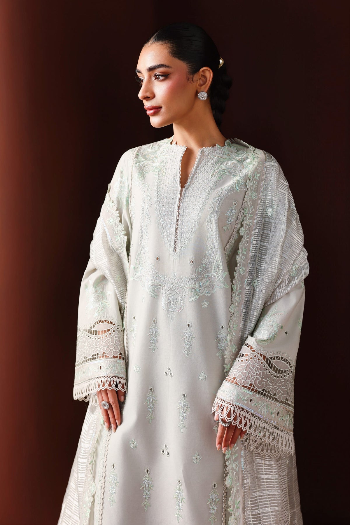 Afrozeh | Basic Pret 26 RTW | NACRE by Afrozeh - Designer Dress  - Type : Ladies Clothes - Available at Libayah - 100% Original 