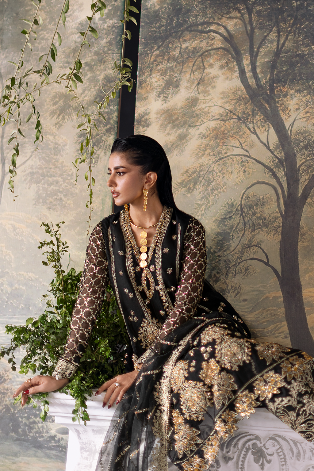 Saad Shaikh | Flurie Vol 3 | Celestia by Saad Shaikh - Designer Dress  - Type : Ladies Clothes - Available at Libayah - 100% Original 