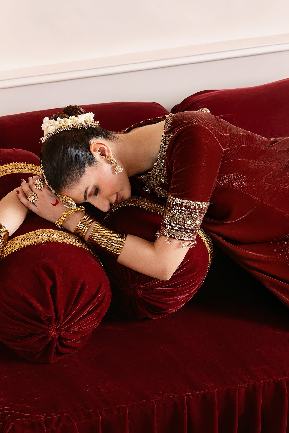 Jazmin | Chandani Velvet Formals 25 | CVF D-13 by Jazmin - Designer Dress  - Type : Ladies Clothes - Available at Libayah - 100% Original 