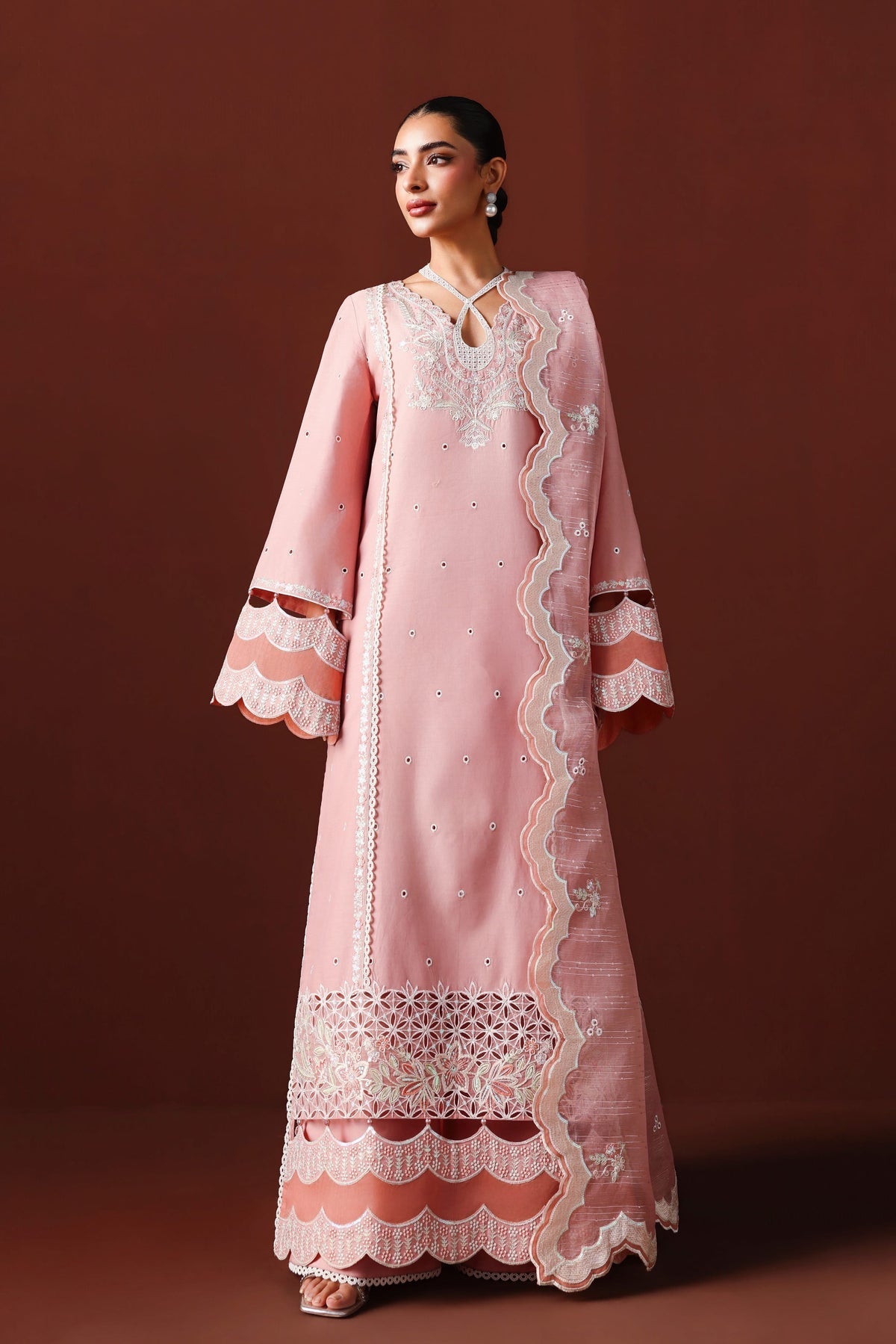 Afrozeh | Basic Pret 26 RTW | NACRE by Afrozeh - Designer Dress  - Type : Ladies Clothes - Available at Libayah - 100% Original 
