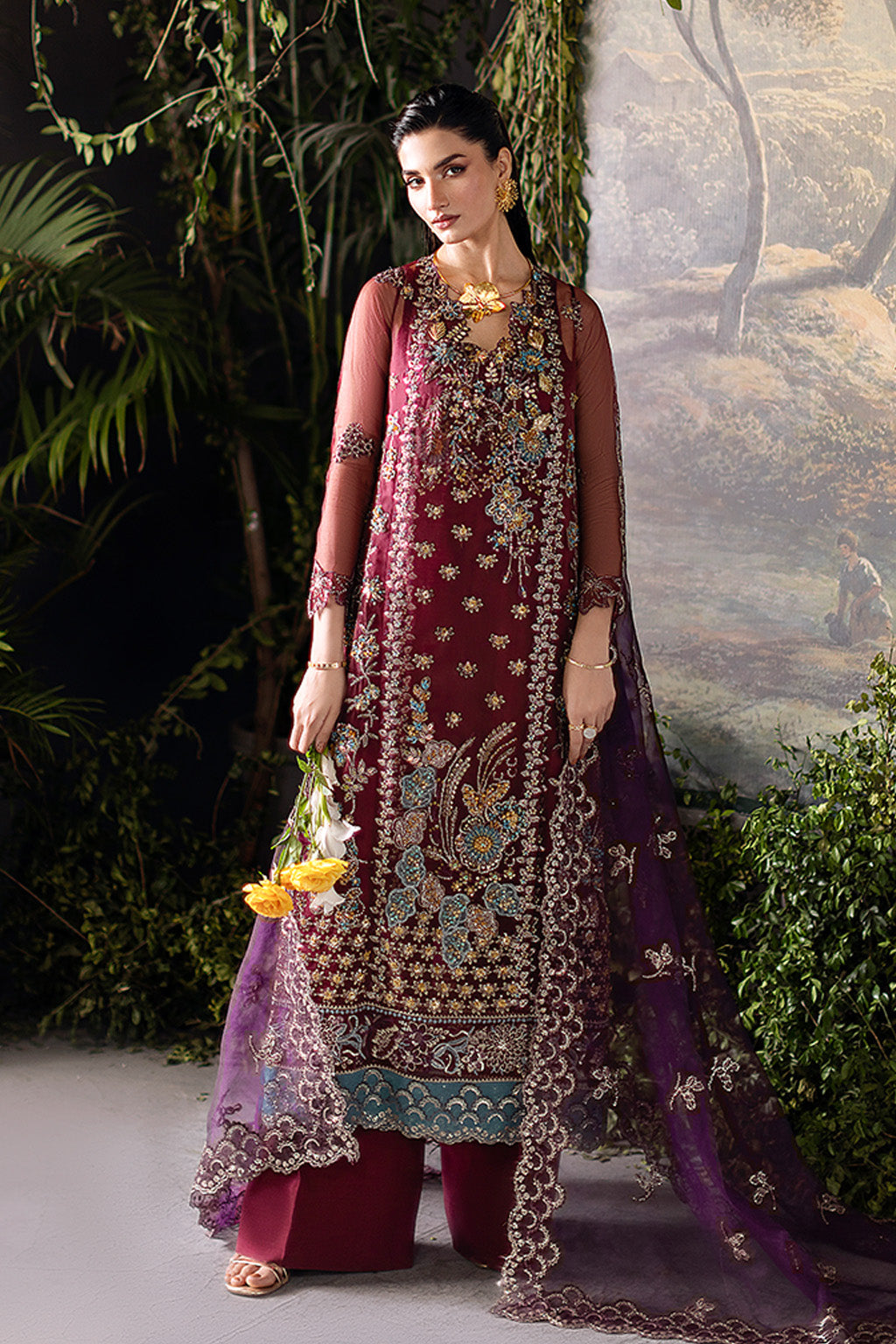 Saad Shaikh | Flurie Vol 3 | Regina by Saad Shaikh - Designer Dress  - Type : Ladies Clothes - Available at Libayah - 100% Original 