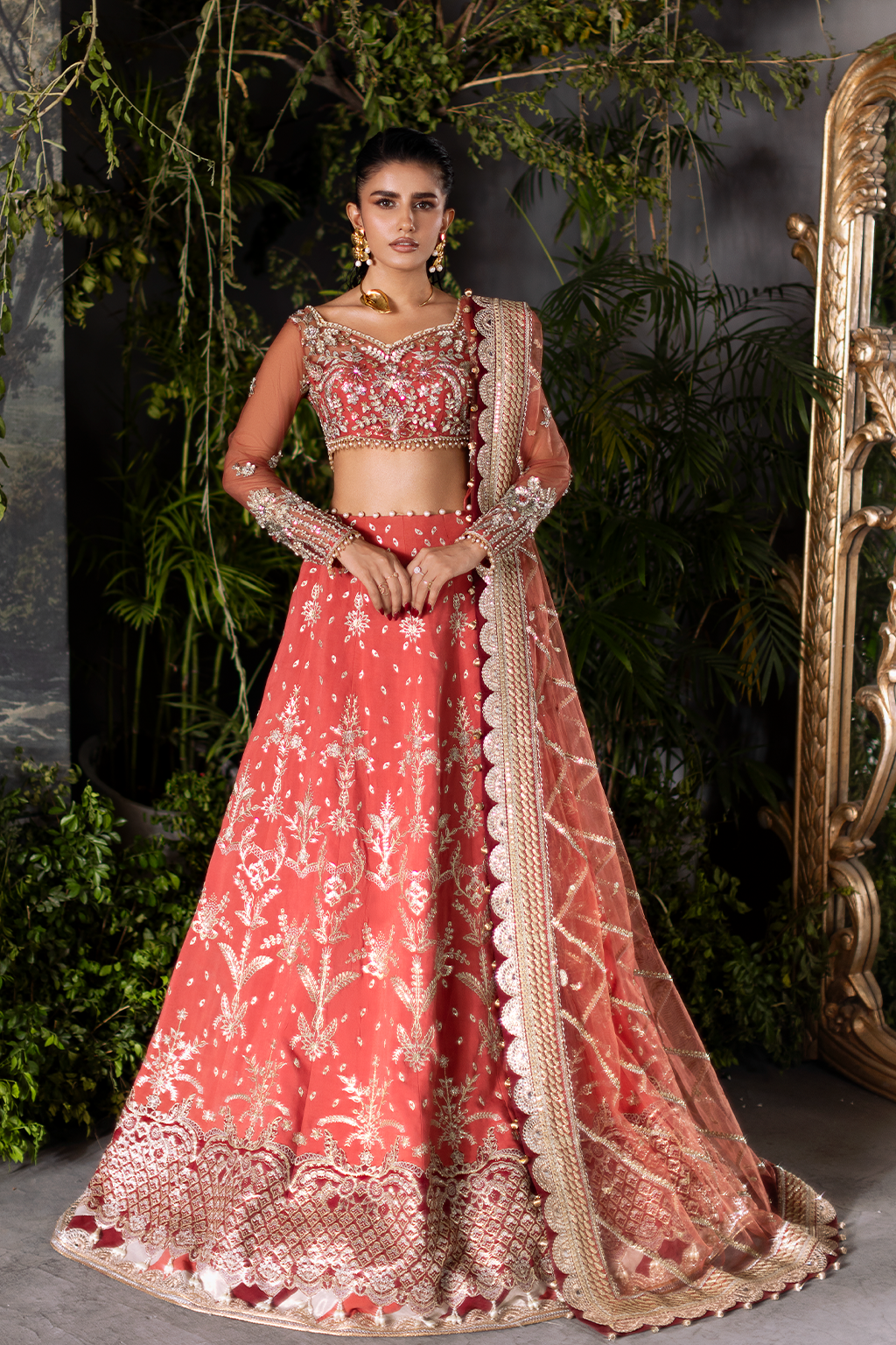 Saad Shaikh | Flurie Vol 3 | Ember Rose by Saad Shaikh - Designer Dress  - Type : Ladies Clothes - Available at Libayah - 100% Original 