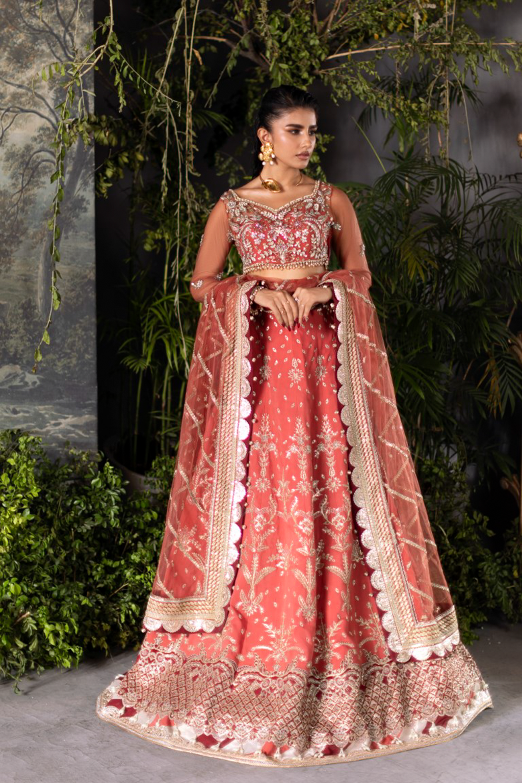 Saad Shaikh | Flurie Vol 3 | Ember Rose by Saad Shaikh - Designer Dress  - Type : Ladies Clothes - Available at Libayah - 100% Original 