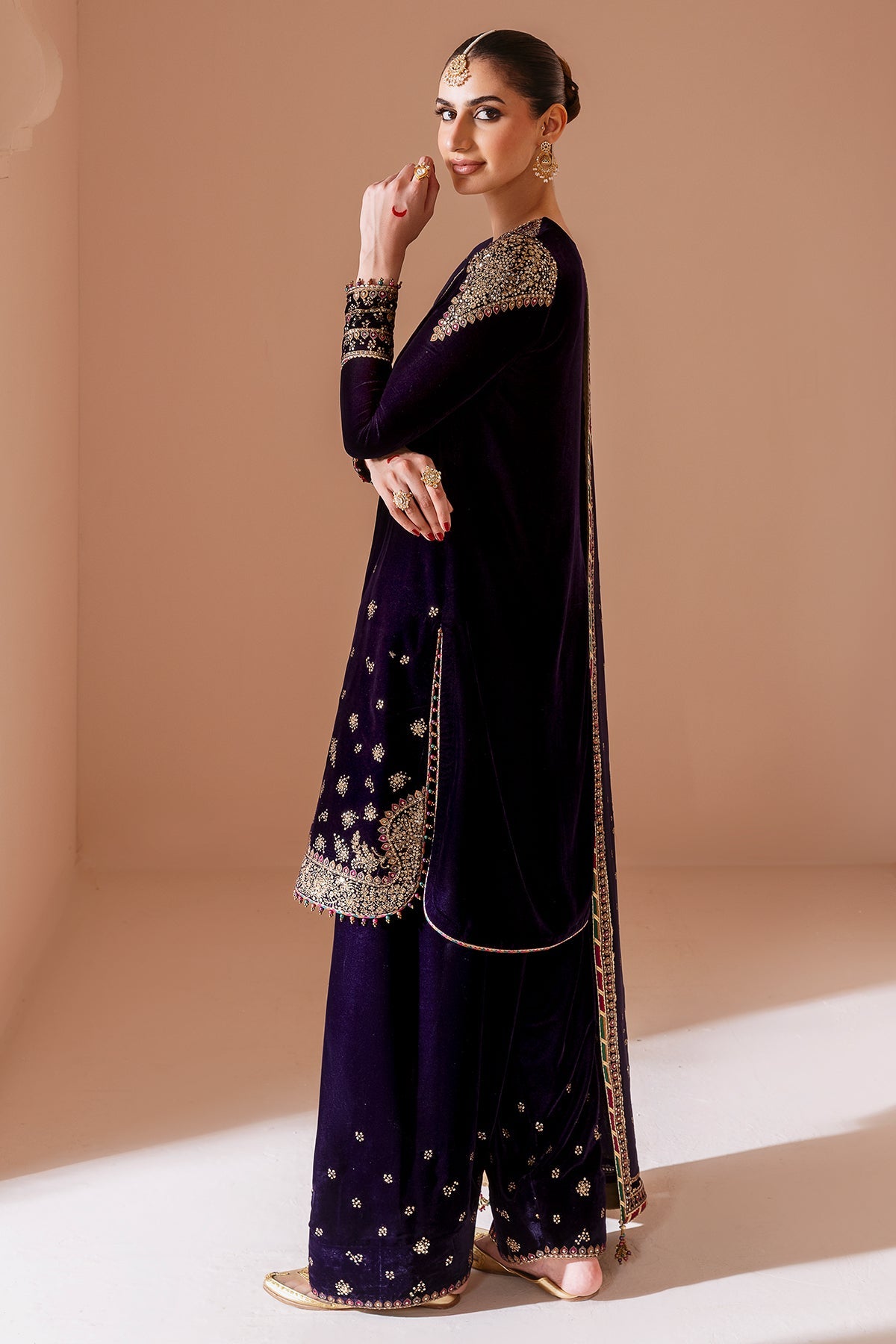 Jazmin | Chandani Velvet Formals 25 | CVF D-08 by Jazmin - Designer Dress  - Type : Ladies Clothes - Available at Libayah - 100% Original 