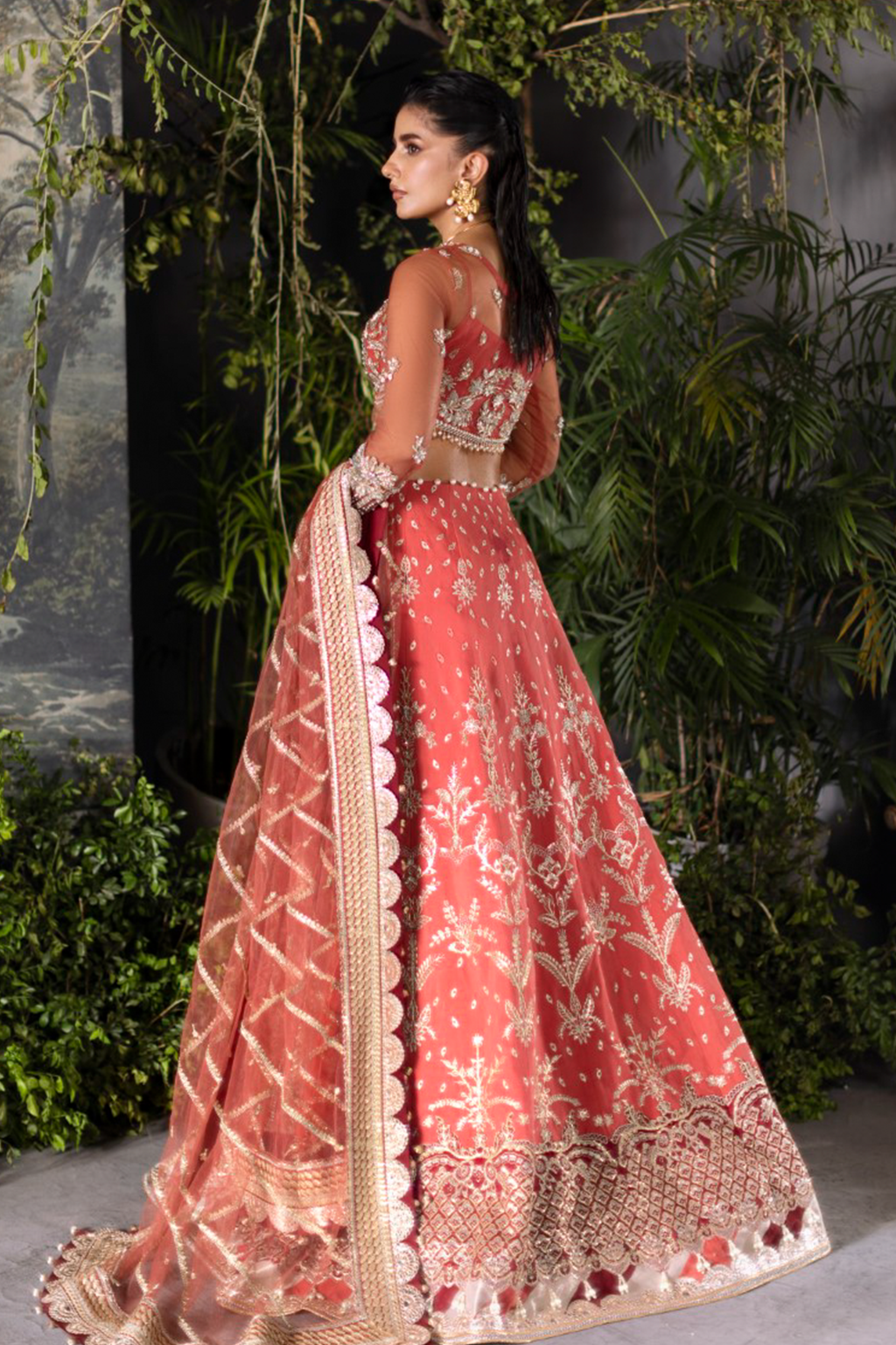 Saad Shaikh | Flurie Vol 3 | Ember Rose by Saad Shaikh - Designer Dress  - Type : Ladies Clothes - Available at Libayah - 100% Original 