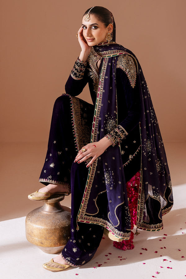 Jazmin | Chandani Velvet Formals 25 | CVF D-08 by Jazmin - Designer Dress  - Type : Ladies Clothes - Available at Libayah - 100% Original 