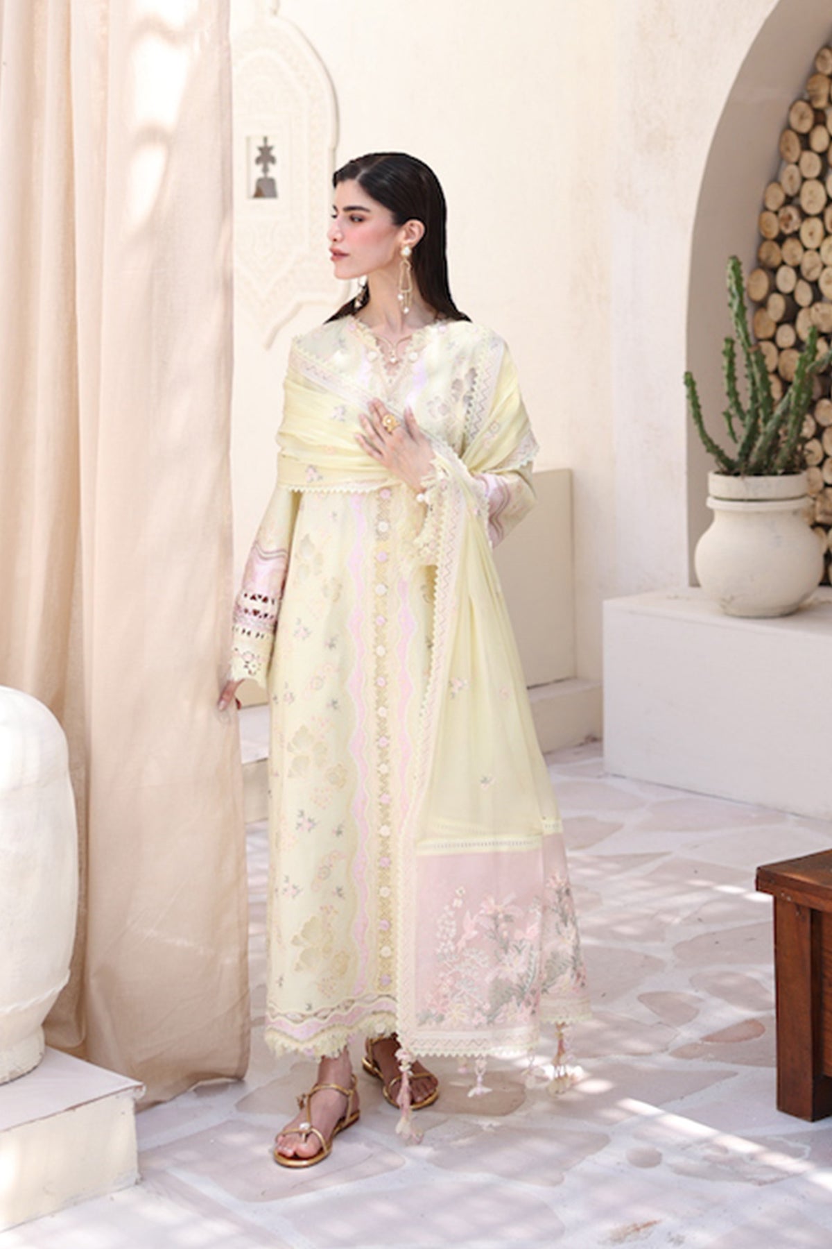 Qalamkar | Casual Pret 26 | PA-02 DAWN by Qalamkar - Designer Dress  - Type : Ladies Clothes - Available at Libayah - 100% Original 