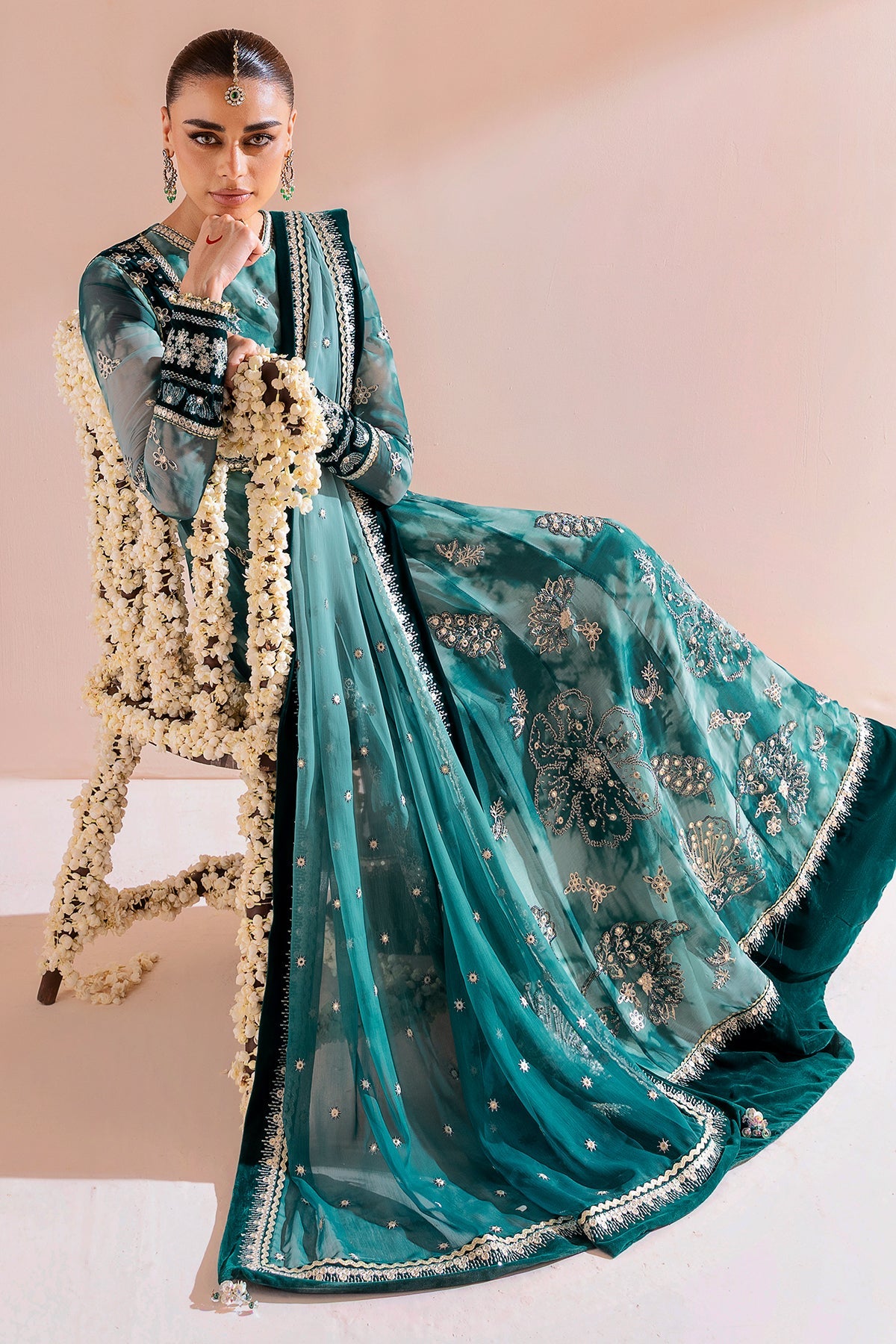 Jazmin | Chandani Velvet Formals 25 | CVF D-06 by Jazmin - Designer Dress  - Type : Ladies Clothes - Available at Libayah - 100% Original 
