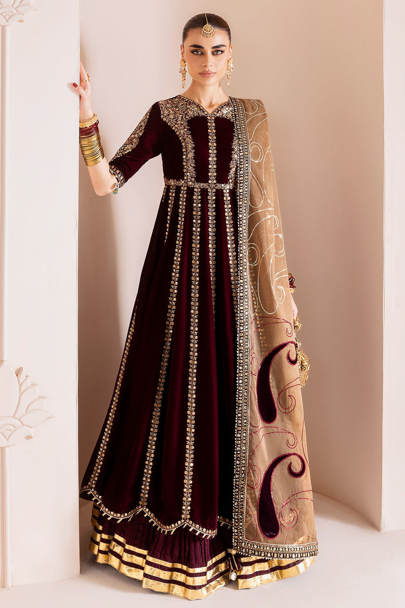 Jazmin | Chandani Velvet Formals 25 | CVF D-12 by Jazmin - Designer Dress  - Type : Ladies Clothes - Available at Libayah - 100% Original 