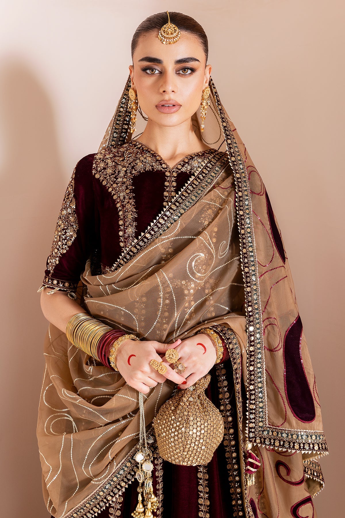 Jazmin | Chandani Velvet Formals 25 | CVF D-12 by Jazmin - Designer Dress  - Type : Ladies Clothes - Available at Libayah - 100% Original 