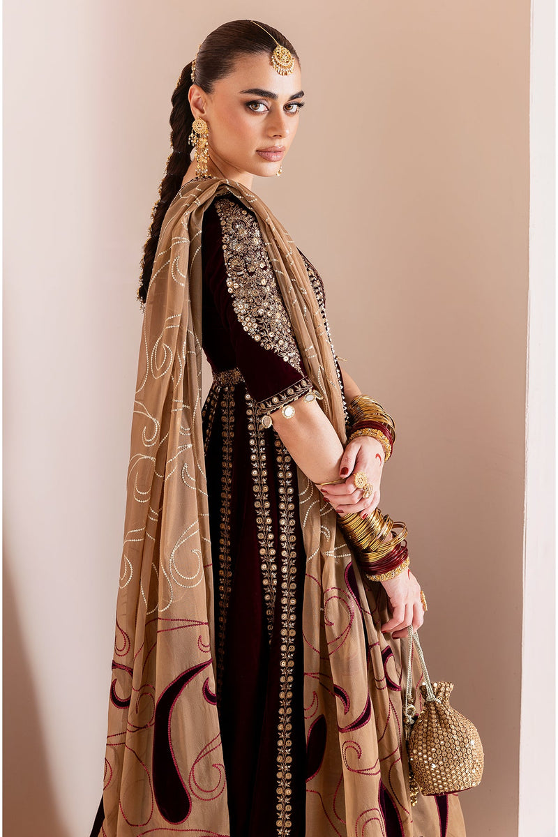 Jazmin | Chandani Velvet Formals 25 | CVF D-12 by Jazmin - Designer Dress  - Type : Ladies Clothes - Available at Libayah - 100% Original 