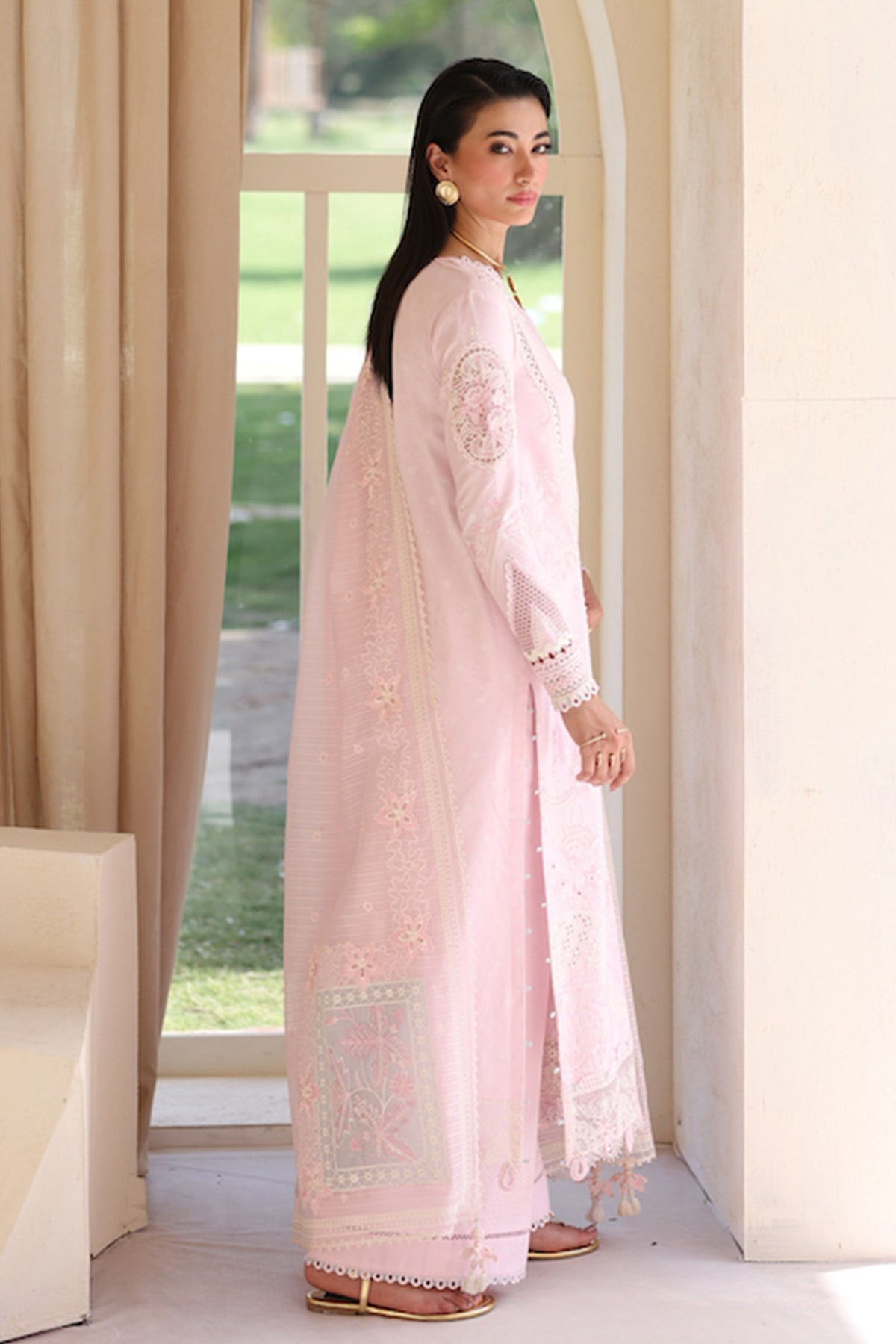Qalamkar | Casual Pret 26 | PA-08 FEATHER by Qalamkar - Designer Dress  - Type : Ladies Clothes - Available at Libayah - 100% Original 