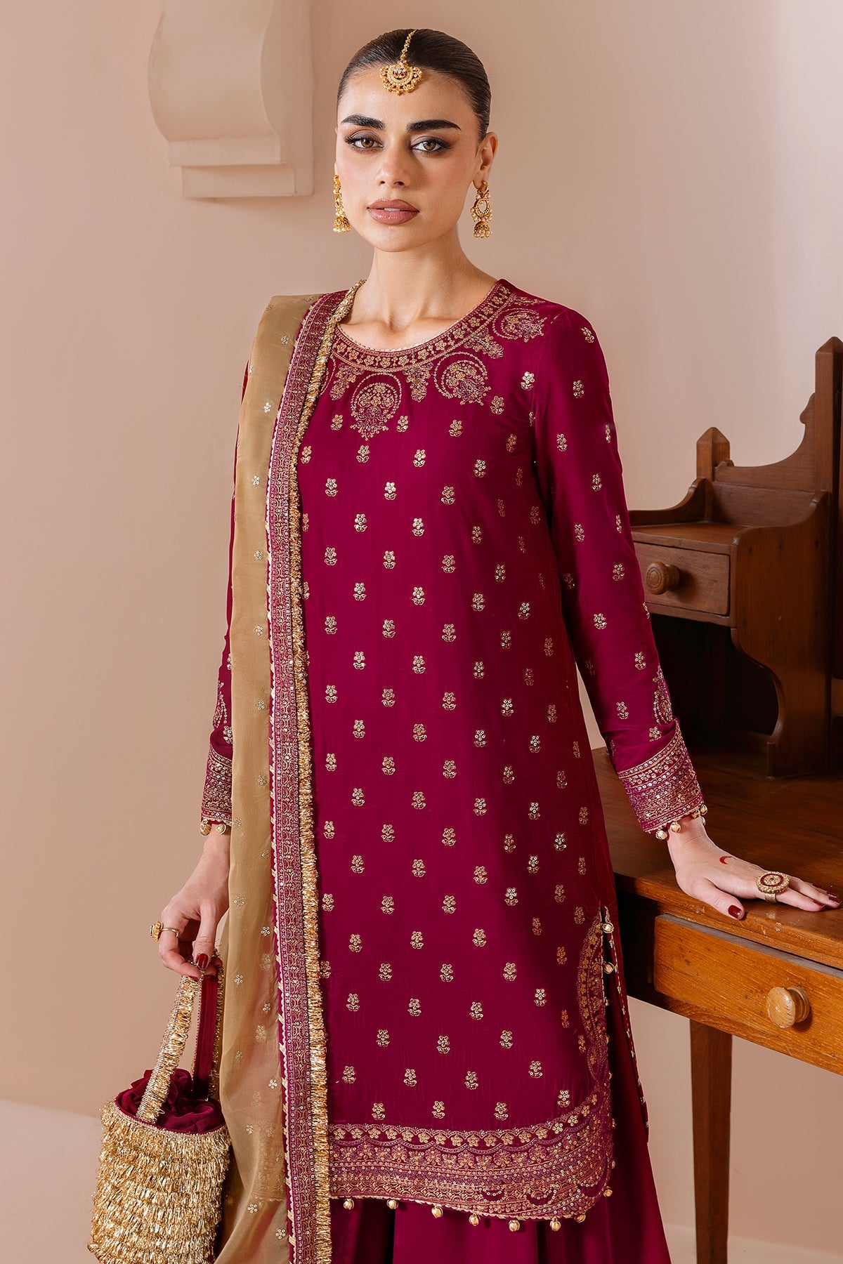 Jazmin | Chandani Velvet Formals 25 | CVF D-11 by Jazmin - Designer Dress  - Type : Ladies Clothes - Available at Libayah - 100% Original 