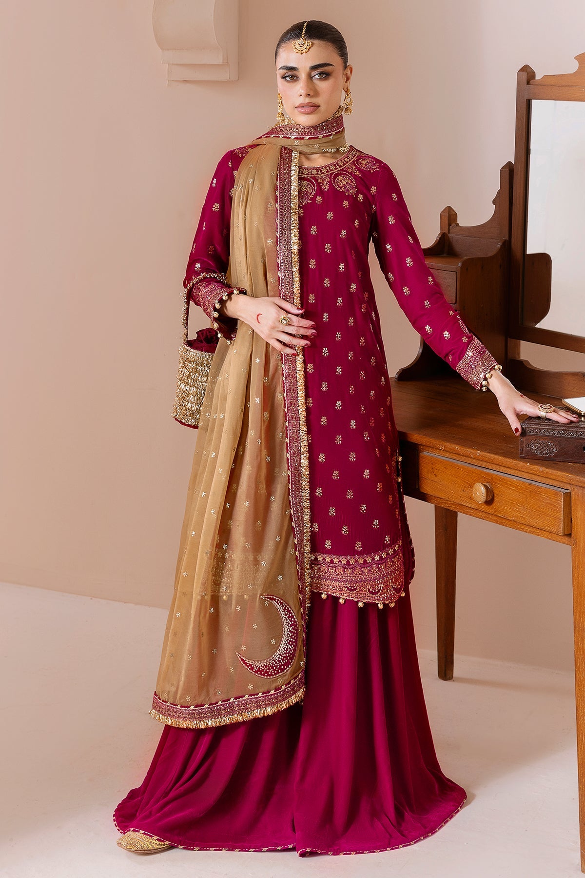 Jazmin | Chandani Velvet Formals 25 | CVF D-11 by Jazmin - Designer Dress  - Type : Ladies Clothes - Available at Libayah - 100% Original 