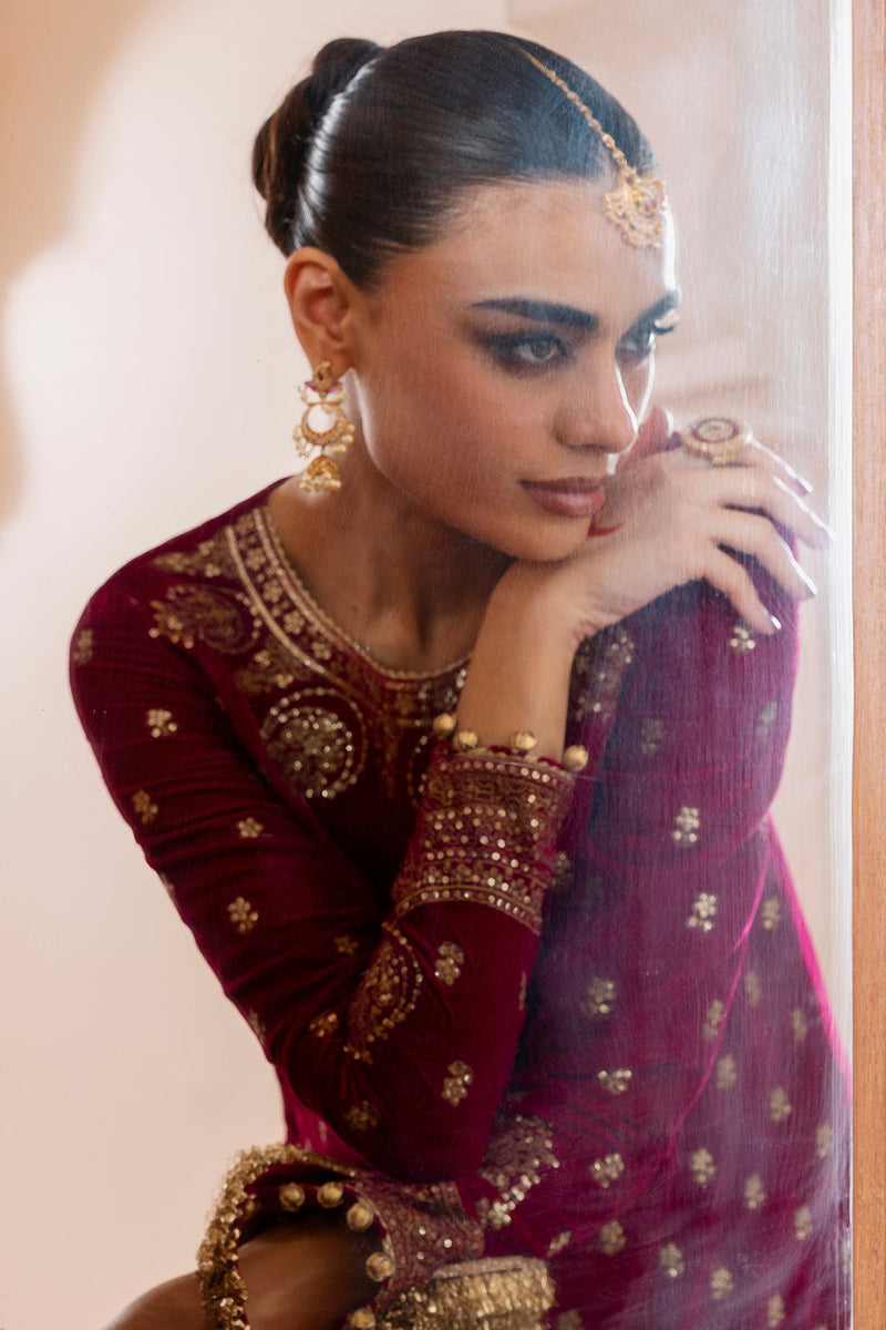 Jazmin | Chandani Velvet Formals 25 | CVF D-11 by Jazmin - Designer Dress  - Type : Ladies Clothes - Available at Libayah - 100% Original 