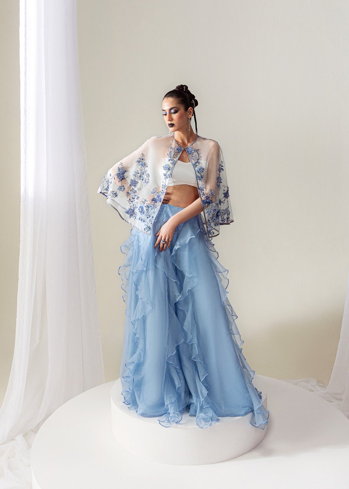 Sky Whispers – authentic Pakistani formal dress from the Mahum Asad The Sirens collection for women in the UK