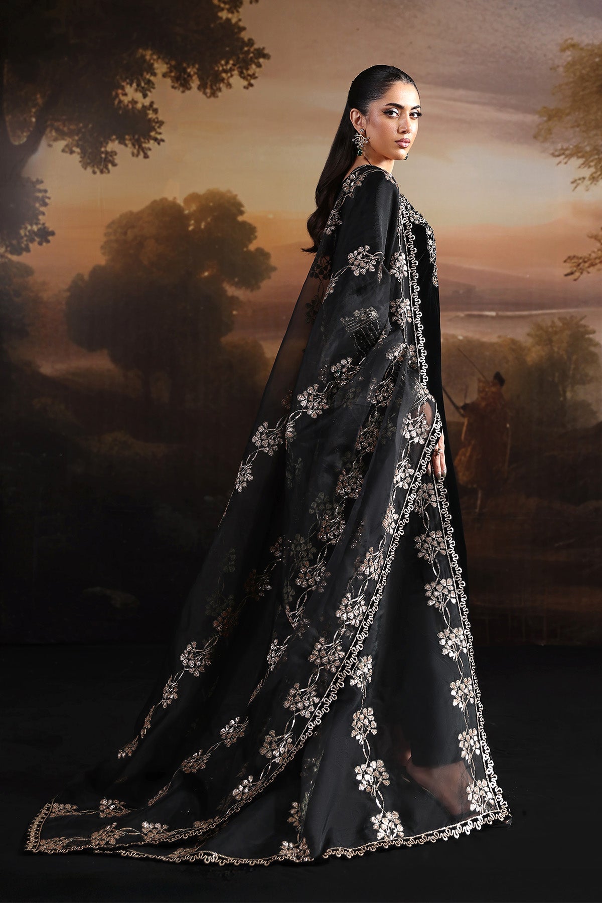 AF-VLT-2212-Celeste – authentic Pakistani formal dress from the Alizeh Lamour 25 collection for women in the UK.