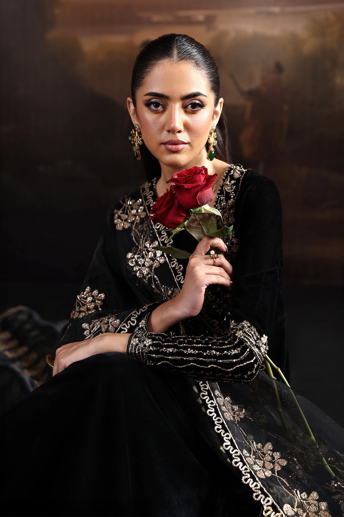 AF-VLT-2212-Celeste – authentic Pakistani formal dress from the Alizeh Lamour 25 collection for women in the UK.