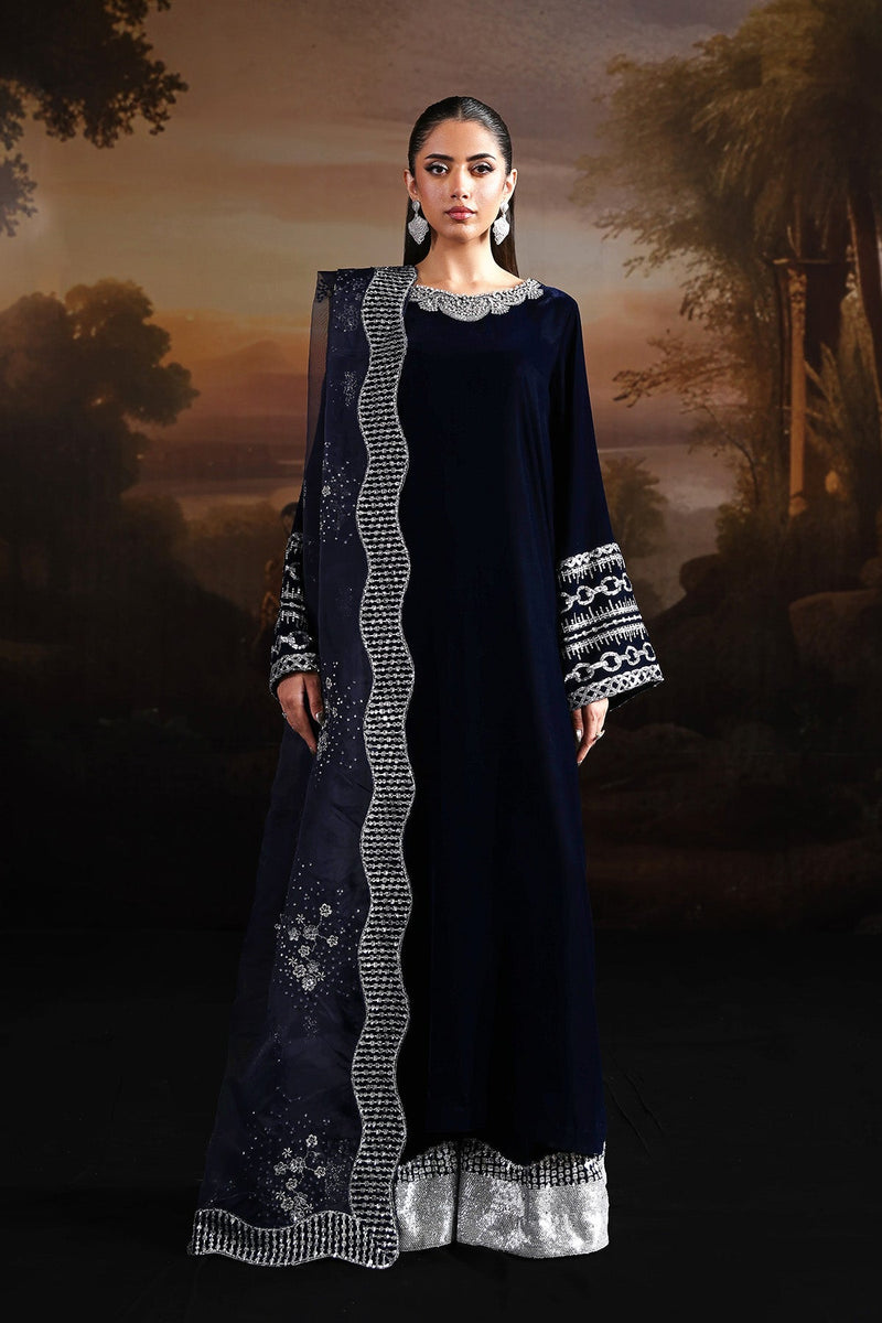 AF-VLT-2208-Velvetine – authentic Pakistani formal dress from the Alizeh Lamour 25 collection for women in the UK.