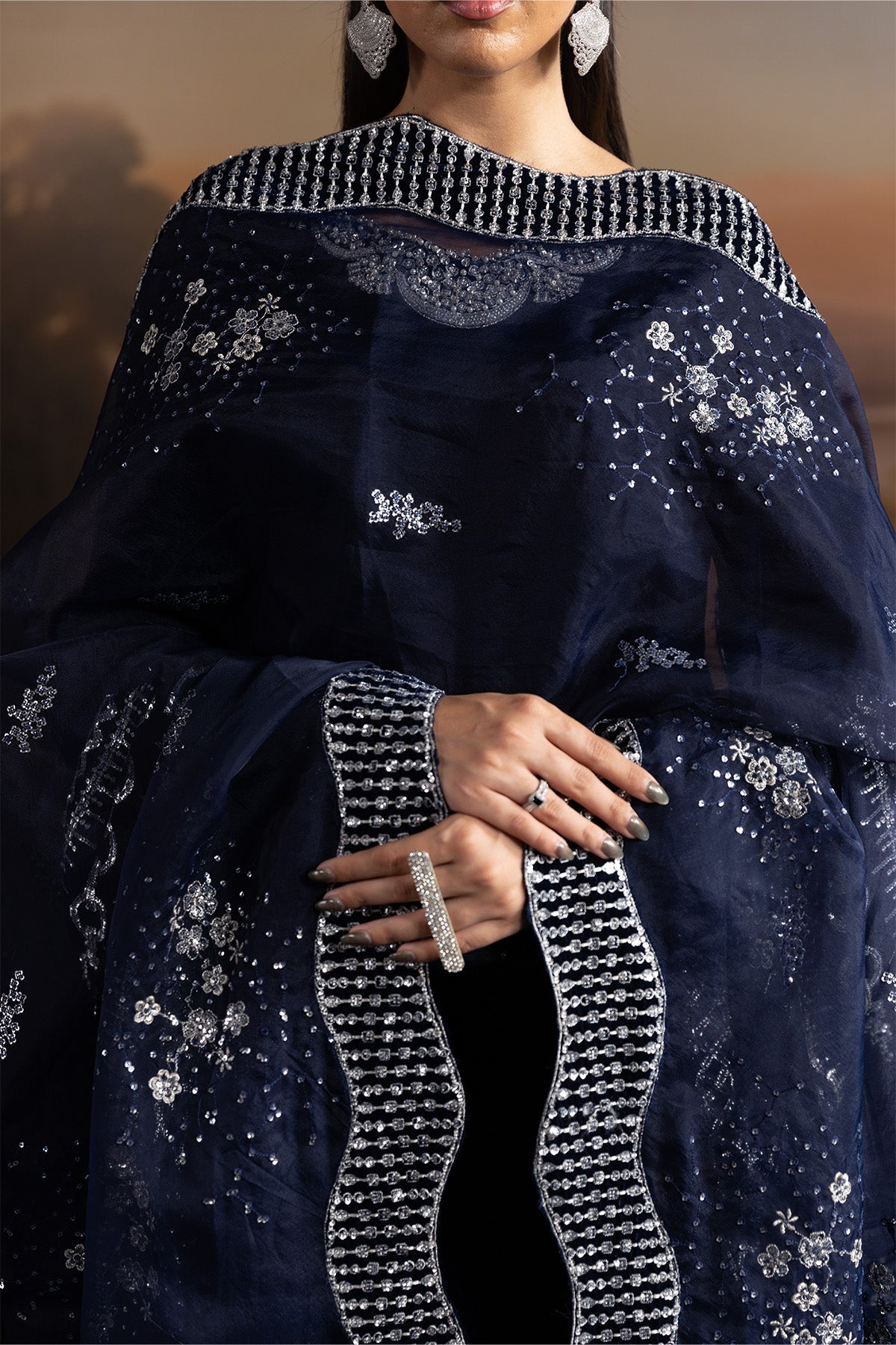 AF-VLT-2208-Velvetine – authentic Pakistani formal dress from the Alizeh Lamour 25 collection for women in the UK.