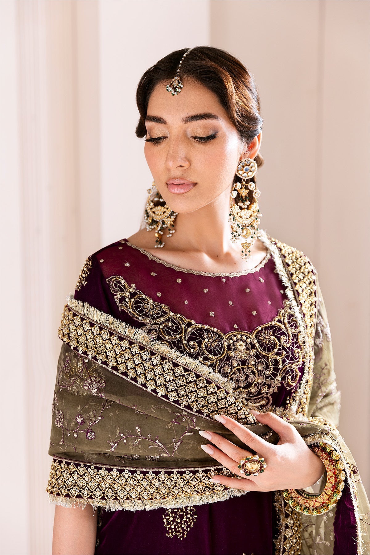 Alizeh | Makhmal Luxury Velvet Edit | Zarlish by Alizeh - Designer Dress  - Type : Ladies Clothes - Available at Libayah - 100% Original 