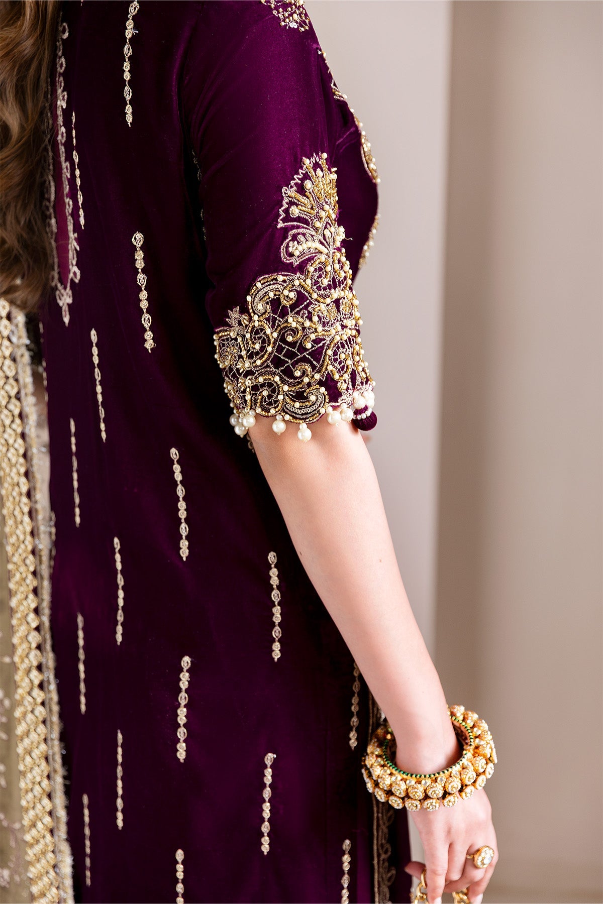 Alizeh | Makhmal Luxury Velvet Edit | Zarlish by Alizeh - Designer Dress  - Type : Ladies Clothes - Available at Libayah - 100% Original 