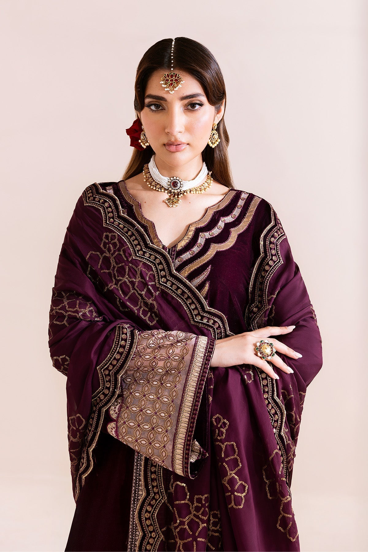 Alizeh | Makhmal Luxury Velvet Edit | Mehree by Alizeh - Designer Dress  - Type : Ladies Clothes - Available at Libayah - 100% Original 