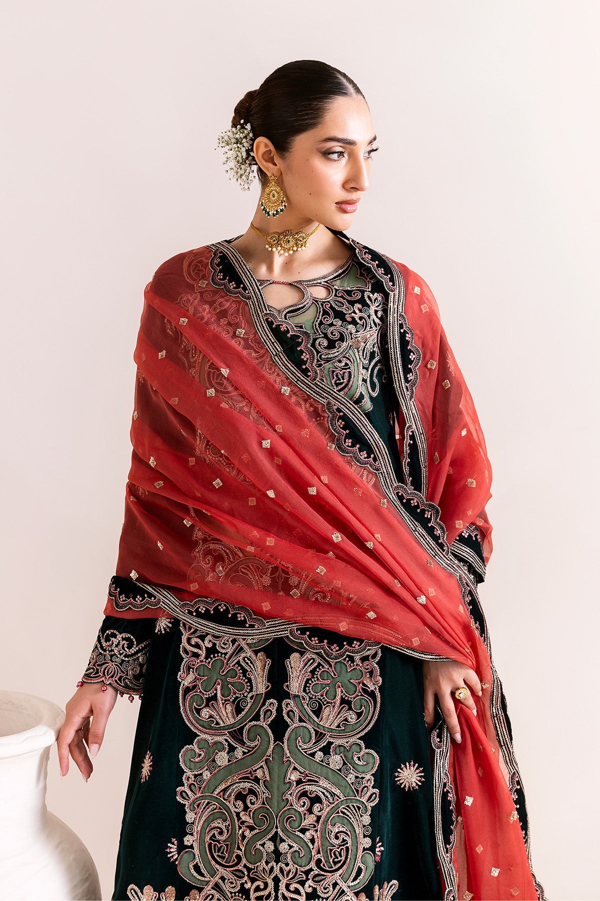 Alizeh | Makhmal Luxury Velvet Edit | Kiswa by Alizeh - Designer Dress  - Type : Ladies Clothes - Available at Libayah - 100% Original 