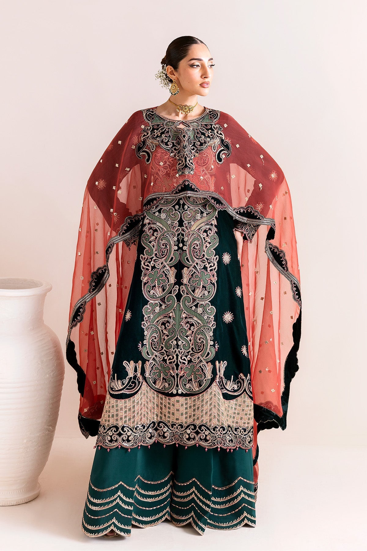 Alizeh | Makhmal Luxury Velvet Edit | Kiswa by Alizeh - Designer Dress  - Type : Ladies Clothes - Available at Libayah - 100% Original 