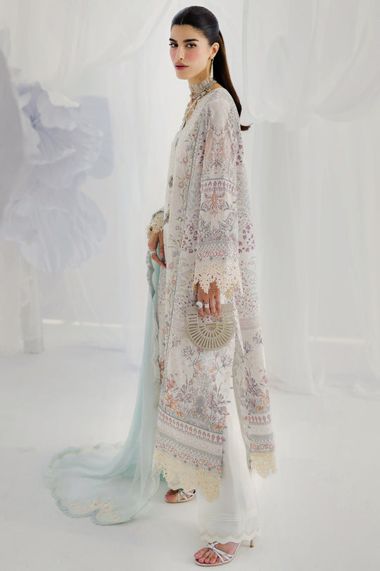 Qalamkar | Luxe Silk 25 | LK-06 NELE by Qalamkar - Designer Dress  - Type : Ladies Clothes - Available at Libayah - 100% Original 