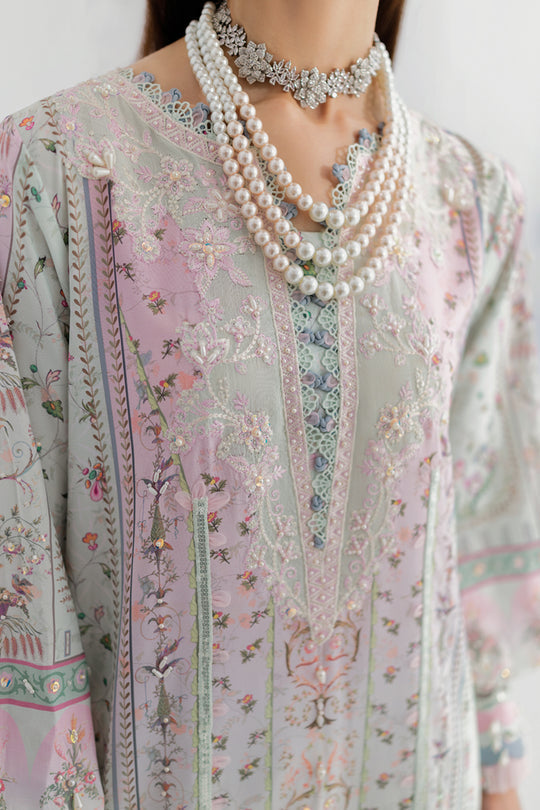 Qalamkar | Luxe Silk 25 | LK-07 IDA by Qalamkar - Designer Dress  - Type : Ladies Clothes - Available at Libayah - 100% Original 