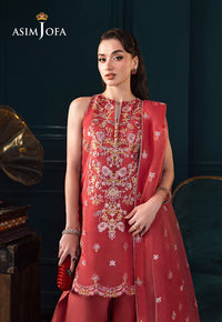 Asim Jofa | Lumiere Formals | AJLFC-06 EMBROIDERED ORGANZA by Asim Jofa - Designer Dress - Type : Ladies Clothes - Available at Libayah - 100% Original 