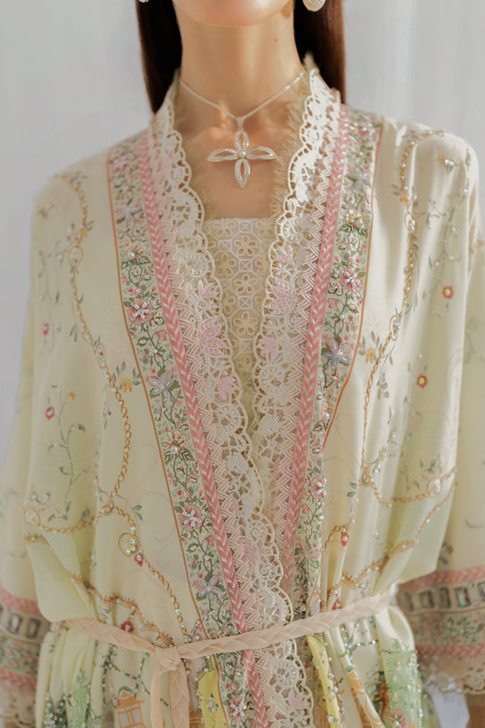 Qalamkar | Luxe Silk 25 | LK-05 ELSA by Qalamkar - Designer Dress  - Type : Ladies Clothes - Available at Libayah - 100% Original 