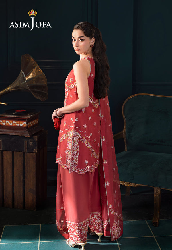 Asim Jofa | Lumiere Formals | AJLFC-06 EMBROIDERED ORGANZA by Asim Jofa - Designer Dress - Type : Ladies Clothes - Available at Libayah - 100% Original 