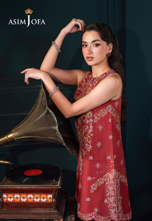 Asim Jofa | Lumiere Formals | AJLFC-06 EMBROIDERED ORGANZA by Asim Jofa - Designer Dress - Type : Ladies Clothes - Available at Libayah - 100% Original 