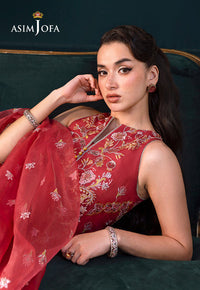 Asim Jofa | Lumiere Formals | AJLFC-06 EMBROIDERED ORGANZA by Asim Jofa - Designer Dress - Type : Ladies Clothes - Available at Libayah - 100% Original 