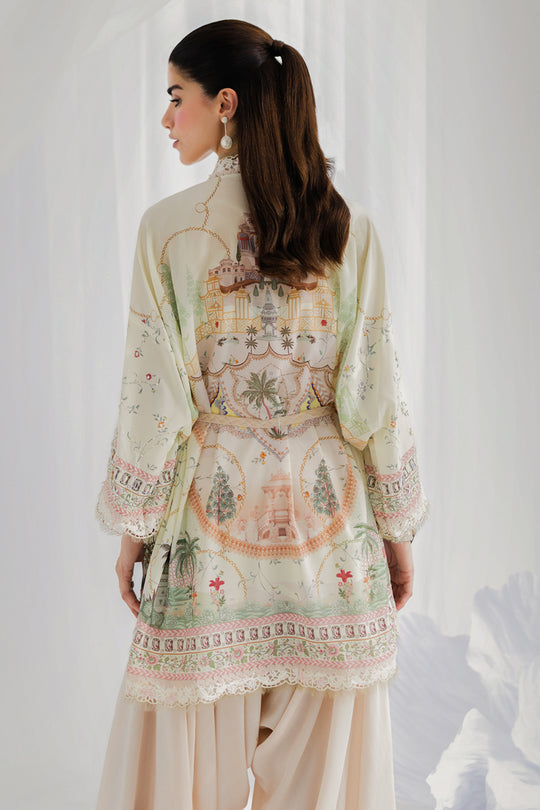 Qalamkar | Luxe Silk 25 | LK-05 ELSA by Qalamkar - Designer Dress  - Type : Ladies Clothes - Available at Libayah - 100% Original 