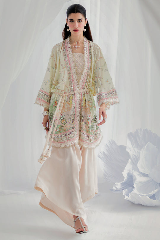 Qalamkar | Luxe Silk 25 | LK-05 ELSA by Qalamkar - Designer Dress  - Type : Ladies Clothes - Available at Libayah - 100% Original 