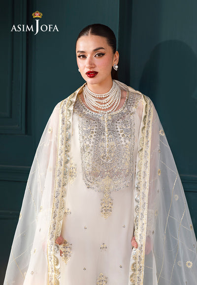 Asim Jofa | Lumiere Formals | AJLFC-03 EMBROIDERED ORGANZA by Asim Jofa - Designer Dress - Type : Ladies Clothes - Available at Libayah - 100% Original 